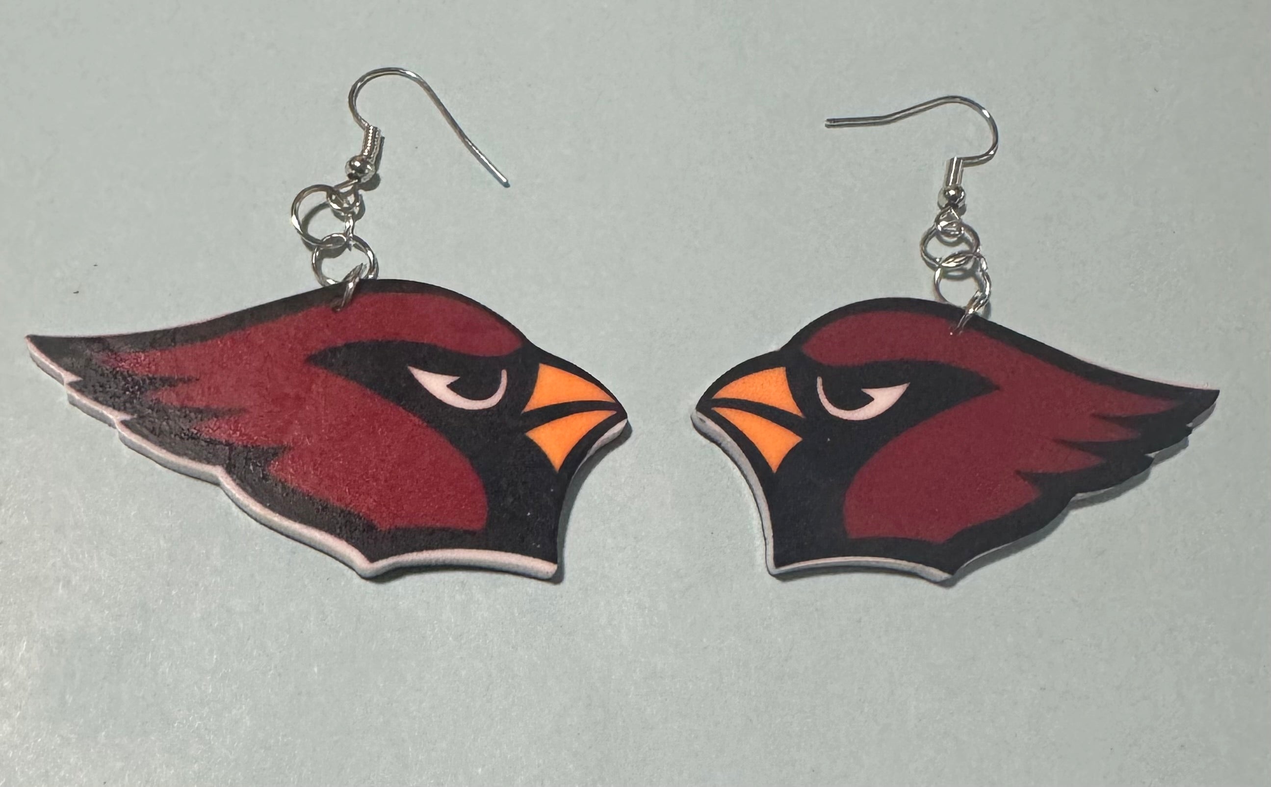 Cardinal Earrings