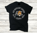 AR Rollin Lions circle t-shirt- white outline