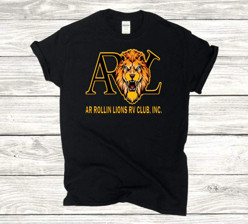 ARL Logo t-shirts-Gold outline