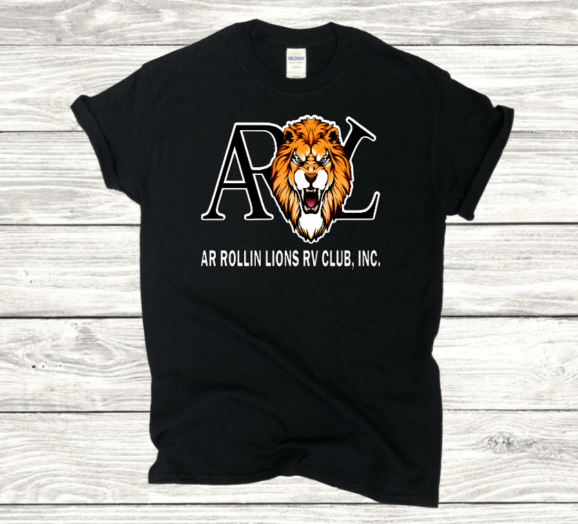ARL Logo t-shirts-White outline