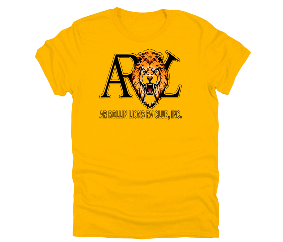 ARL Logo t-shirts-Gold outline