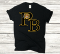 PB-ARL logo t-shirts-Gold outline