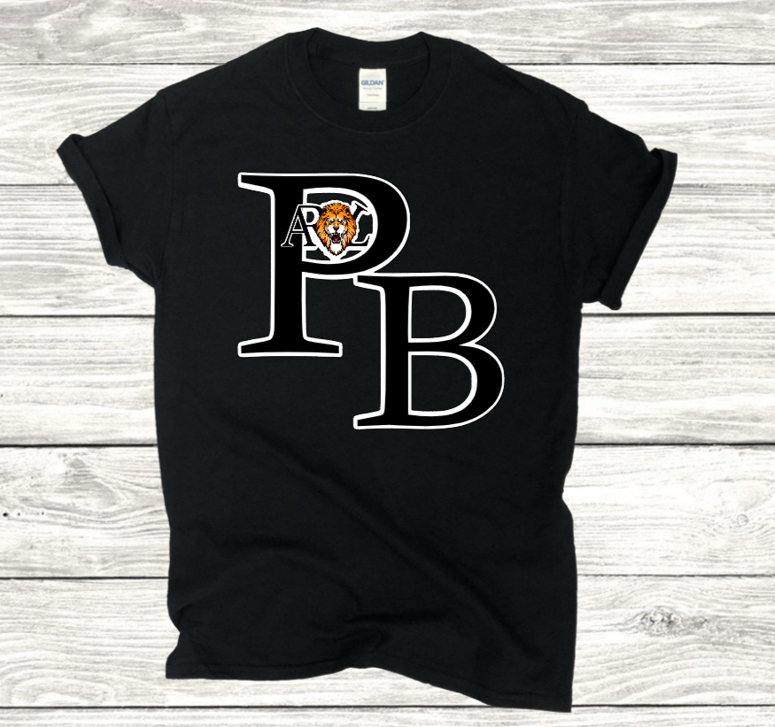PB-ARL logo t-shirts-White Outline