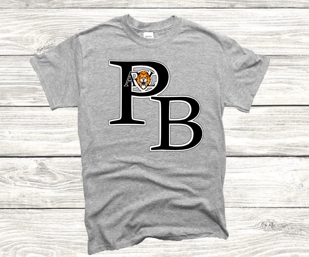 PB-ARL logo t-shirts-White Outline