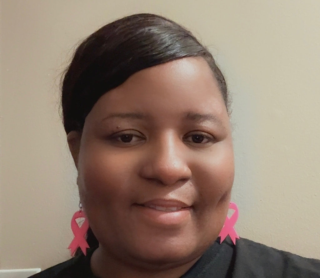 Pink Breast Cancer Awareness Earrings